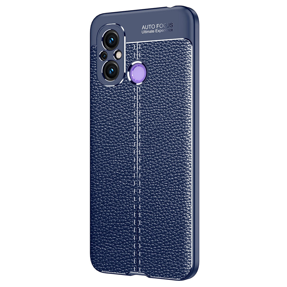 Slim TPU Phone Cover For Xiaomi Redmi 12C 4G Litchi Texture Anti-Scratch Shockproof Phone Case Slim TPU Phone Cover For Xiaomi Redmi 12C 4G Litchi Texture Anti-Scratch Shockproof Phone Case
